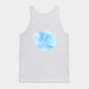 Blue Watercolor  Designs .Backsplash Tank Top